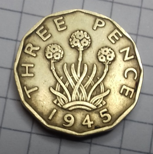Großbritannien pence 1945 - großbritannien, pence,