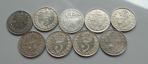 Großbritannien 3 pence - großbritannien, 9
