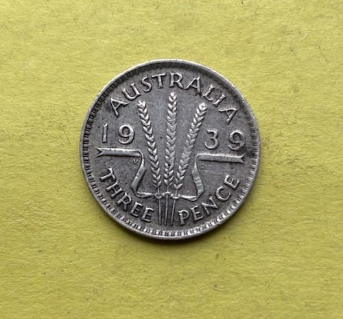 Silber australien 3 pence - -,