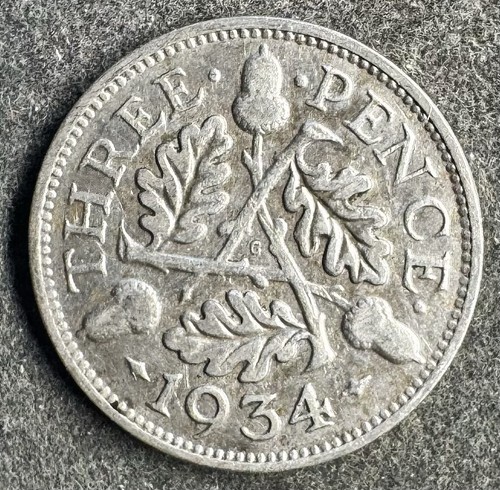 Pence 1934 großbritannien - 3,