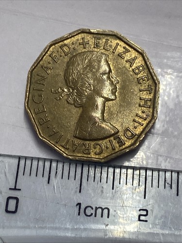 Pence 1957 elisabeth ii - pence,