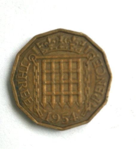 Großbritannien pence 1954 - 3,