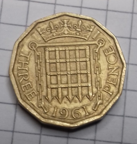 Großbritannien pence 1961 - großbritannien, 3