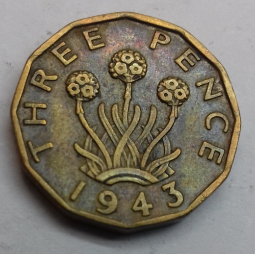 Großbritannien pence 1943 - 3,