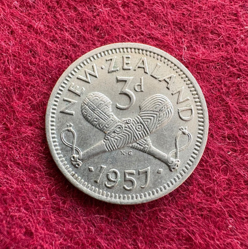 Neuseeland pence 1957 - 3,
