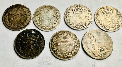Queen victoria 1838 - 4, pence