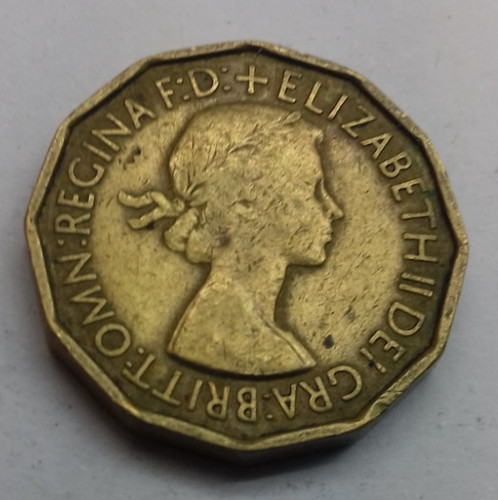 Großbritannien pence 1953 - 3, pence,