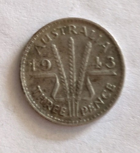 Pence silber münze - 3,