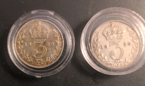 1926 pences silbermünzen - 1926, 2x