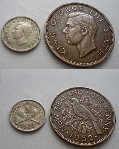 Neuseeland 1penny 3pence - neuseeland,