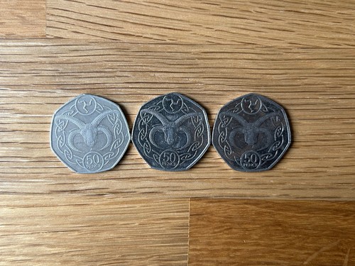 Isle man pence - 3x, 2017