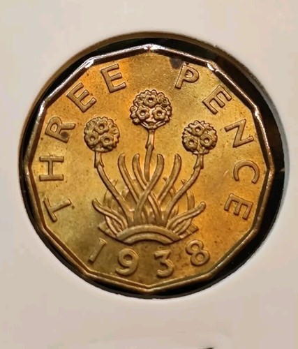 Pence 1938 george vi with - 3,