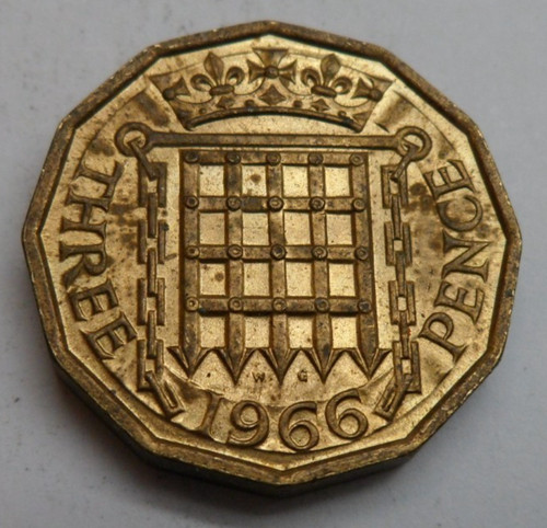 Großbritannien pence 1966 - großbritannien, pence,