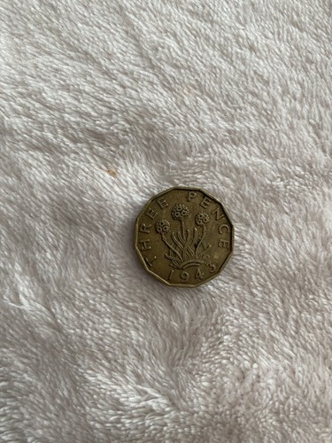 Britische pence münze von - 3,