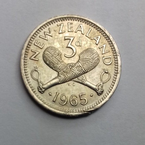Neuseeland pence 1965 - 3, pence,